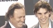 Julio Iglesias, premiat de Rafael Nadal