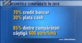 70% dintre romani cumpara locuinte cu ajutorul creditelor bancare