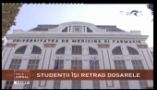 Studentii din Tg. Mures isi retrag dosarele