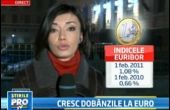 Dobanzile la creditele in euro vor creste cu 10%